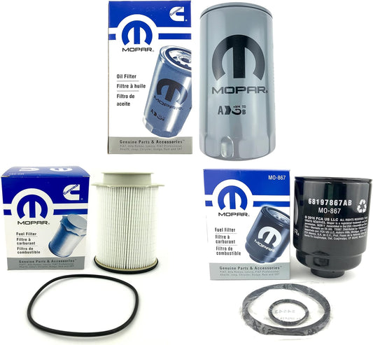 Mopar 2013-2018 Dodge RAM 2500-5500 6.7L Cummins Oil Fuel Filter Kit – OEM - OEM AUTO FLARE