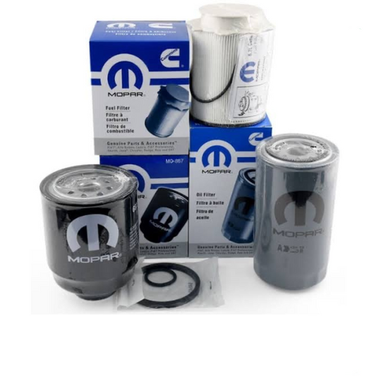 Mopar 2013-2018 Dodge RAM 2500-5500 6.7L Cummins Oil Fuel Filter Kit – OEM